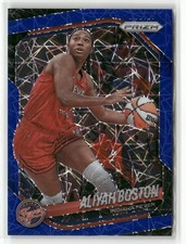 2025 Panini Prizm WNBA #75 Aliyah Boston Blue Velocity Prizms