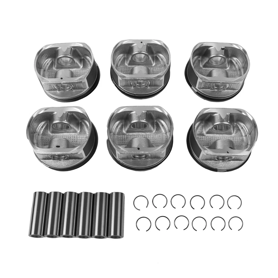 Juego de 4 pistones y anillos para Toyota 4Runner FJ Cruiser Tacoma 2003-2009 4,0 L 1GRFE Foto 2 de 4