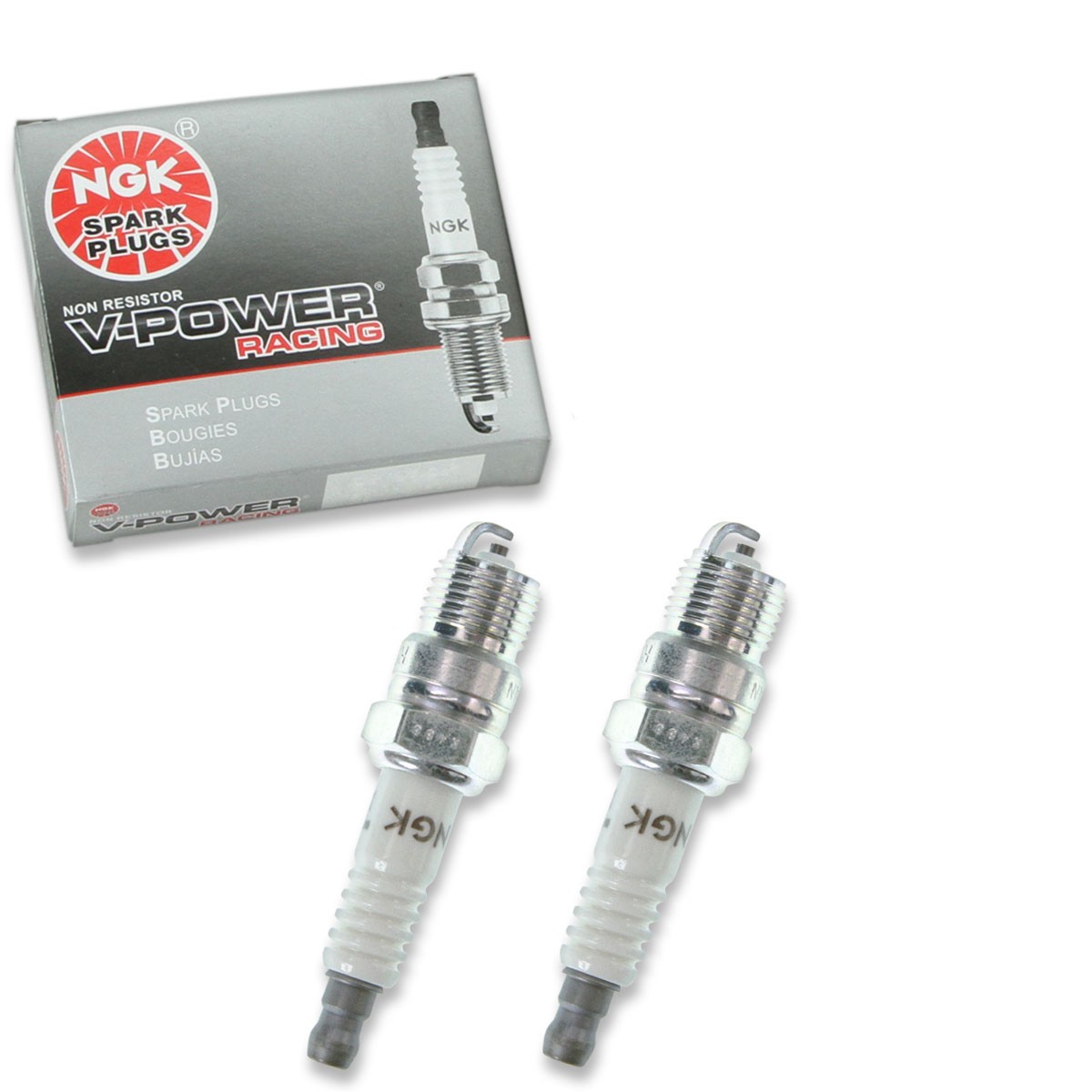 2 pc NGK 5034 R5674-7 V-Power Racing Spark Plugs for BL7Y AR13 AR12 AF12 574 do