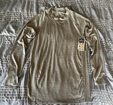 UPF 50 Grey Long Sleeve Dry Fit Performance Athletic Shirt Unisex Large NWT