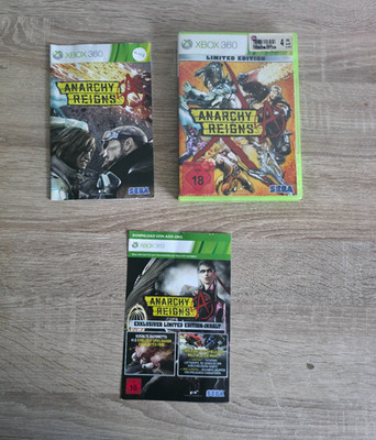 Anarchy Reigns - Limited Edition Microsoft Xbox 360 Spiel Komplett Mit Anleitung