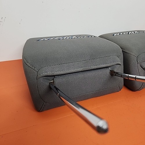 2006 - 2008 Dodge Ram 1500 NIGHT RUNNER Front Headrest CLOTH Set Pair 2 OEM - Bild 8 von 11
