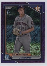 2024 Bowman Chrome Prospects Purple Shimmer Refractor 248/250 Jake Bloss 8d4