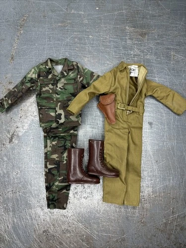 Vintage GI Joe Jump Suit Hasbro 21st Century Camp Outfit 12in 1/6 Figure Boots
