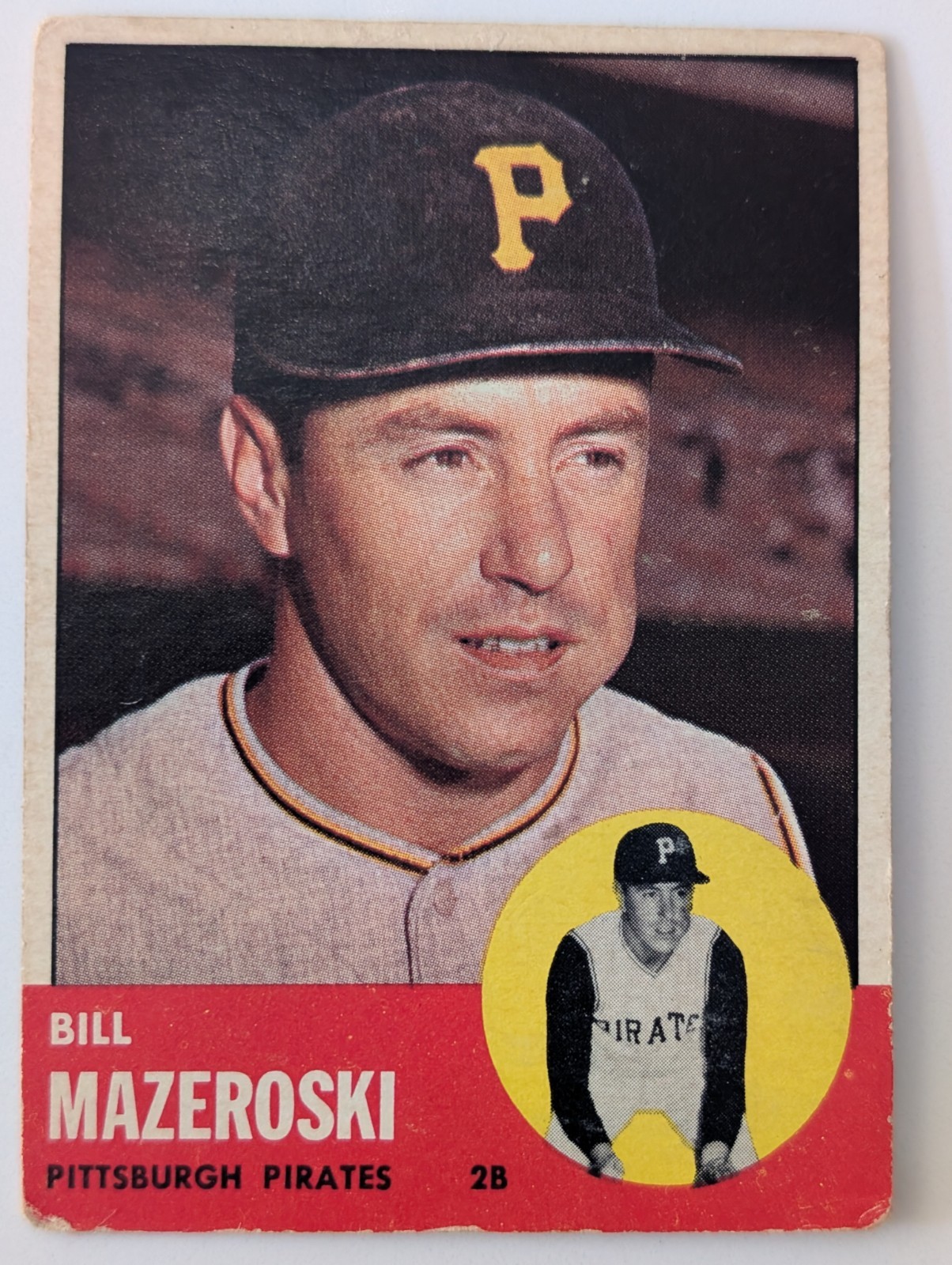 1963 Topps Baseball Bill Mazeroski #323