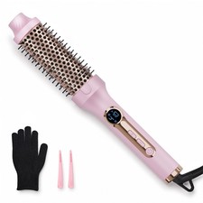 Thermal Brush 1.5 Inch - 5 Adjustable Temperatures, Curling Volumizer Pink 