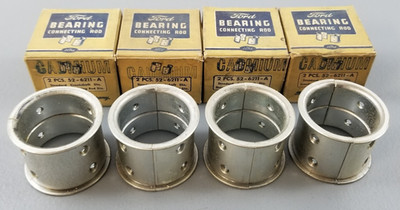 4 PAIRS New NOS 1937-39 Ford Flathead V8 60 HP Rod Bearing Set STD Standard Size