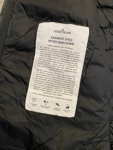 Stone Island Down Packable Gilet BNWT Black - Large - Picture 9 of 24