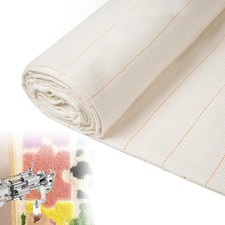 40"x40" Tufting Cloth with Marked Lines, Monks Cloth Large Overlocking Rug Tu...