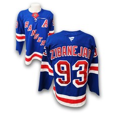 Mika Zibanejad Autographed New York Rangers Home Fanatics Premium Jersey