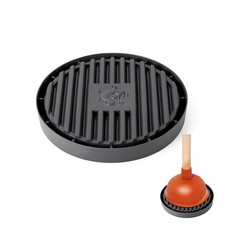Plunger Tray - Plunger Mat Air Drying Mat for Toilet Plunger - Plunger Holder...