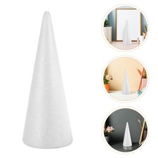 4 Pcs Foam Tree Cone Christmas Craft Polystyrene Shapes Crafts Supplies