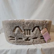 NWT Pusheen Cat Bed Soft Cuddler Pet  Brown 