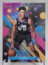 2025-26 Topps Finest Ace Bailey Common RC #5 Utah Jazz Rookie