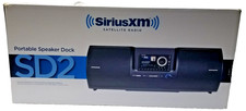 SiriusXM SXSD2 Portable Speaker Dock Boombox New Open Box COMPLETE with Adapters