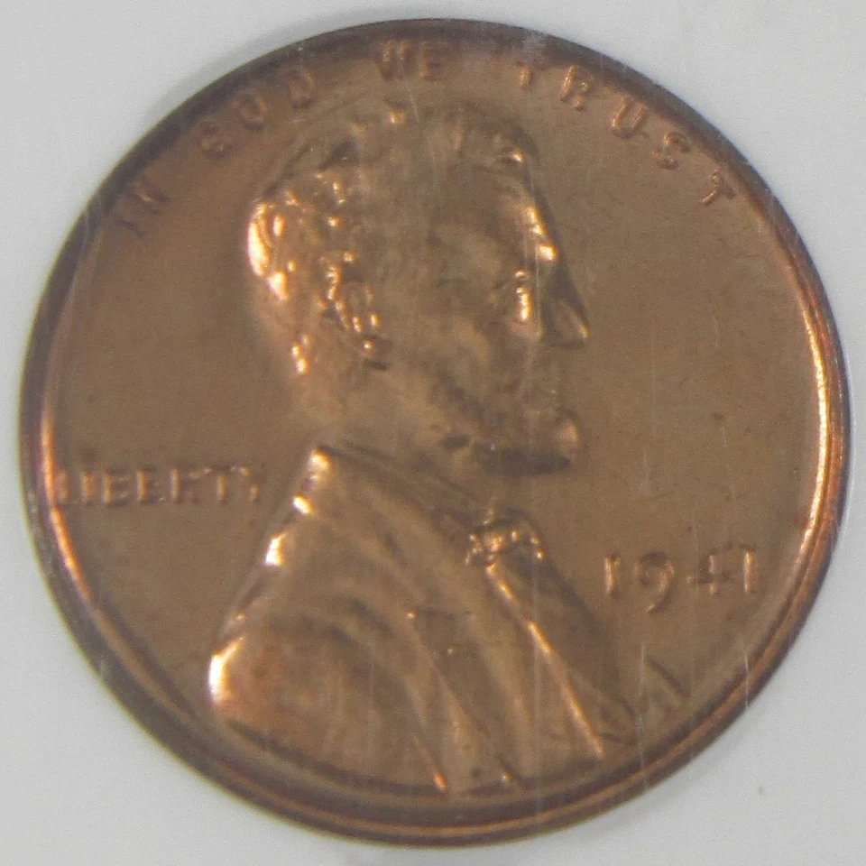 1941 Lincoln Wheat Cent PF 65 RD NGC CAC Penny Proof 1c Coin - Image 3 of 4