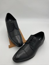 Bruno Marc Men's SBOX222M Black Lace Cap Toe Oxfords Dress Shoes Size 13 M NWOB