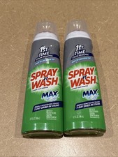 2 Spray n Wash Max Laundry Stain Remover Gel Stick, Easy To Use, Scrub Top New