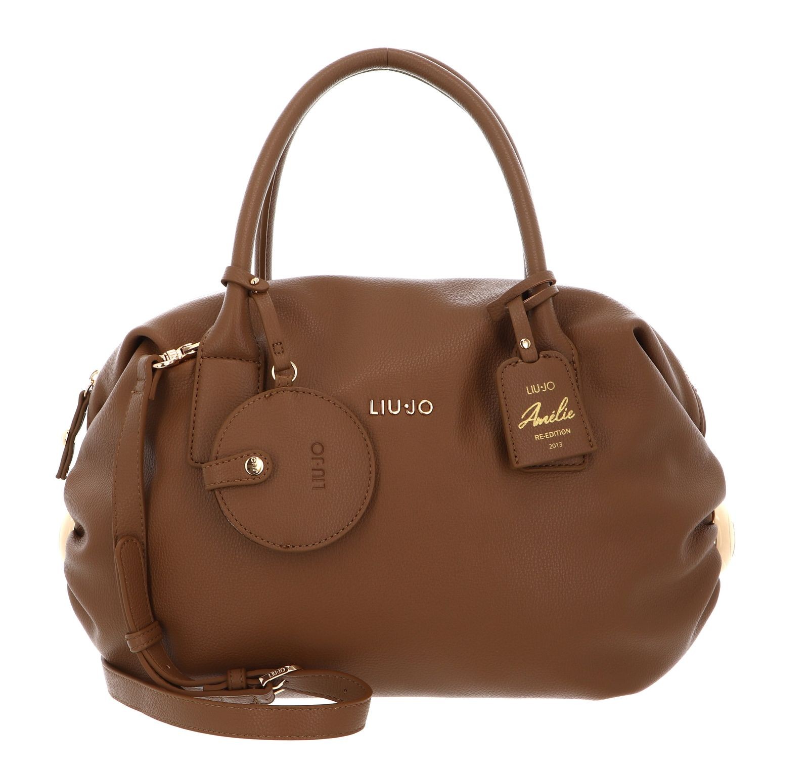 LIU JO Amelie ECS Bowler Bag L Suede