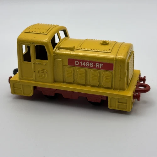 VTG 1978 Matchbox D 1496-RF Shunter Diesel Train Engine Car #24 England (Yellow)