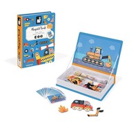 Magnetisches Fahrzeugpuzzle Magnetibook, Janod