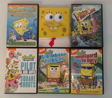 Spongebob SquarePants Nickelodeon DVD Blu-ray Lot Of 6 Great Titles