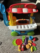Pretend Play Food Cart Toy With Accessories Kids Toddler Playset