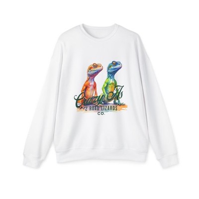 Crazy as 2 Road Lizards Unisex Drop Shoulder Sweatshirt