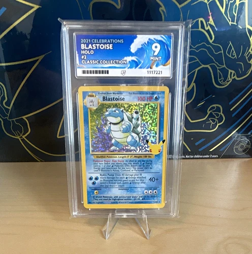 Pokémon TCG 25th anniversary Classic Collection Blastoise 2/102 Holo ACE 9