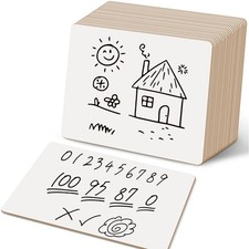 24 PCS Dry Erase Boards Mini Portable Practice Double Sided Small 9x12 Inch