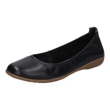 Women's 74801133100 Flat Slip-On Shoes, Black, 39 EU