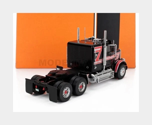 IXO-MODELS TR218.22 FREIGHTLINER - FLC 120 64T TRACTOR TRUCK 3-ASSI 1977 - BLACK - Immagine 2 di 2