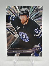 2025-26 Upper Deck Series 2 - Erik Cernak #407 Outburst Tampa Bay Lightning