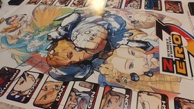 Street Fighter Zero Alpha 3 B1 Arcade Poster Sega Saturn Dreamcast Playstation