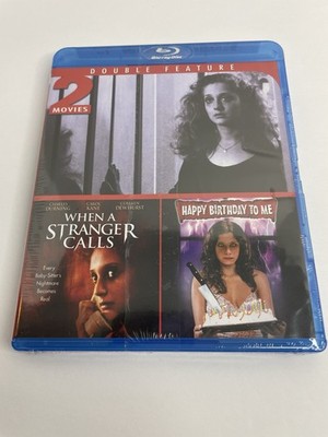 When A Stanger Calls / Happy Birthday To Me Double Feature Blu-ray New