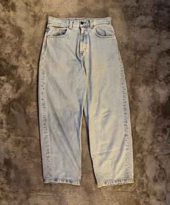 Carhartt WIP Brandon Pant Light Wash Denim Jeans Size XS Loose Baggy Fit