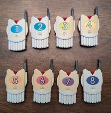 Rokenbok Lot Of 8 Vehicle Controls Keys Chips Untested 1 - 8