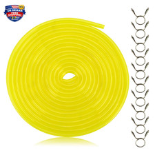 Fuel Line Hose 1/4 Inch I D 10 Feet O D 3/8 Inch for Small Engines Chainsaws