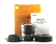 Nikon AF-S Fisheye NIKKOR 8-15mm F/3.5-4.5E ED US Duty Paid Almost Unused #5131