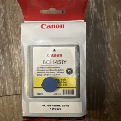 Original Canon BCI-1451Y Tinte yellow gelb für W6400  0173B001AA   