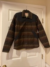 HOT NEW WRANGLER Heavyweight MEN'S SHERPA LINED SHIRT JACKET Sz S Multi Color