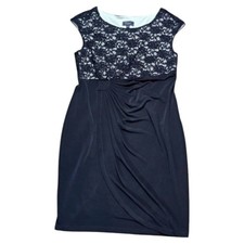 Dressbarn faux wrap cocktail dress