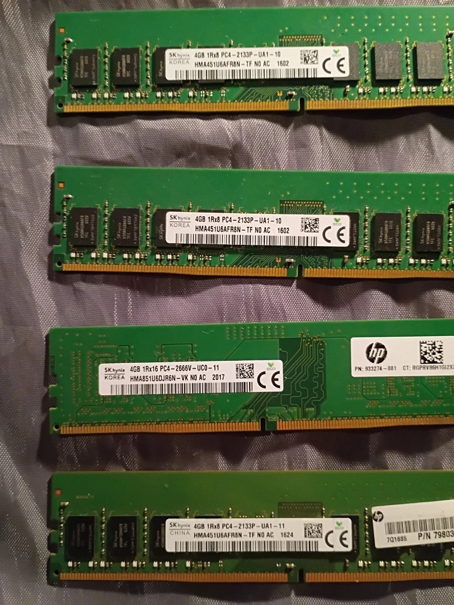 16 GB Total Capacity DDR4 SDRAM Memory (RAM) 4 Modules for sale | eBay