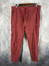 Mack Weldon Pants Mens XL Joggers ACE For Daily Wear Sweatpants Pullon Red
