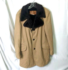 WILLIAM BARRY Vintage Overcoat 38 Lined Made In USA VTG