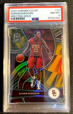 2022 PANINI SPECTRA GOLD SSP /10 CHRONICLES DRAFT PICK DEMAR DEROZAN PSA 8 G3818