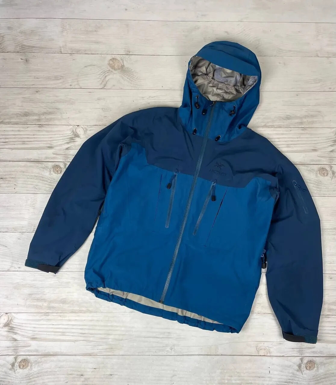 ARC'TERYX Giacca outdoor vintage Arcteryx Alpha SV Gore Tex anni 90 uomo taglia XL blu