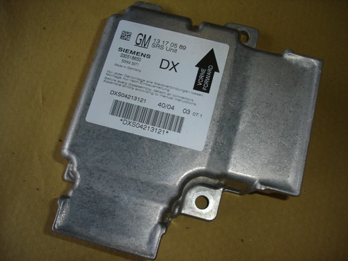 Opel Vectra C Caravan 1,9 CDTI Signum Airbagsteuergerät GM 13170589 DX