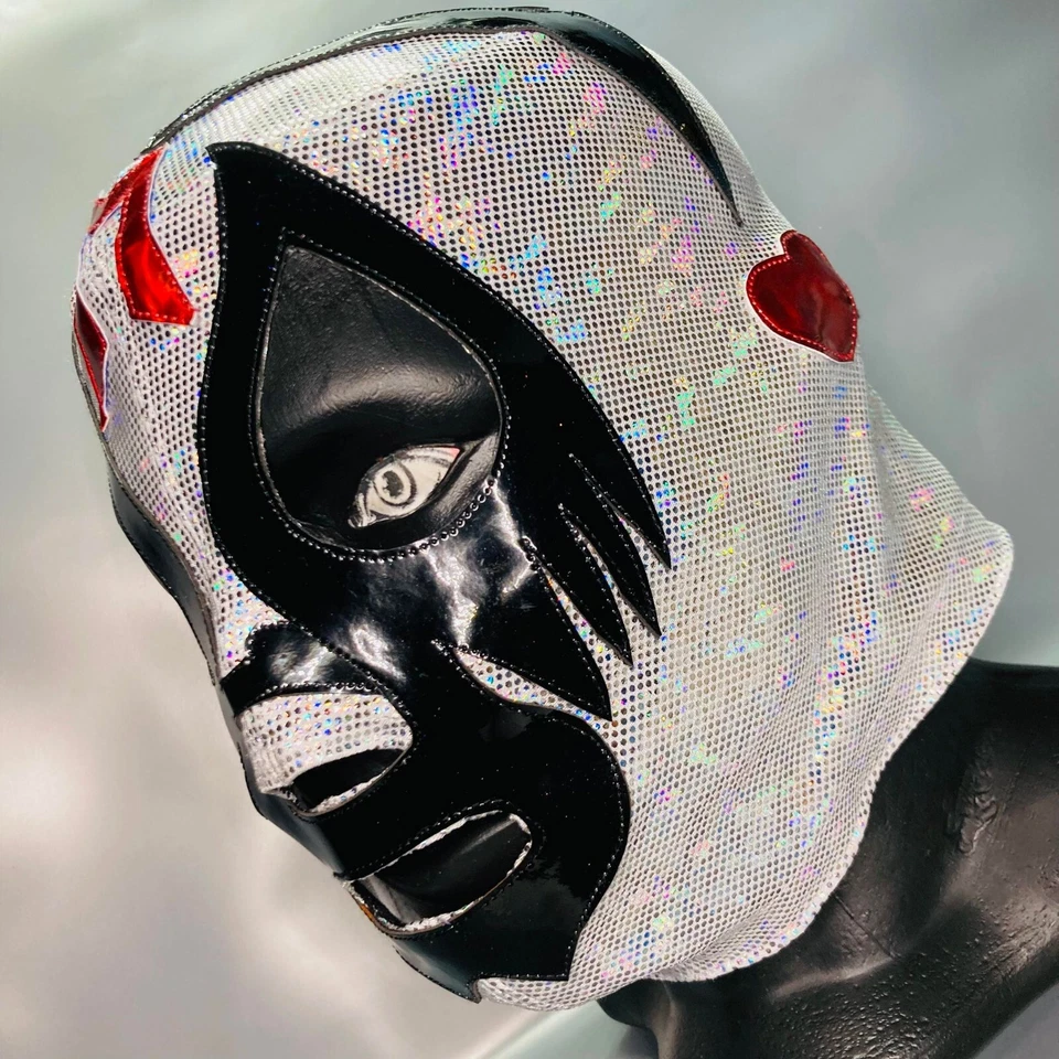 Mil Mascaras handmade Semi Professional Wrestling Lucha Libre Luchador Mascara - Image 3 of 4
