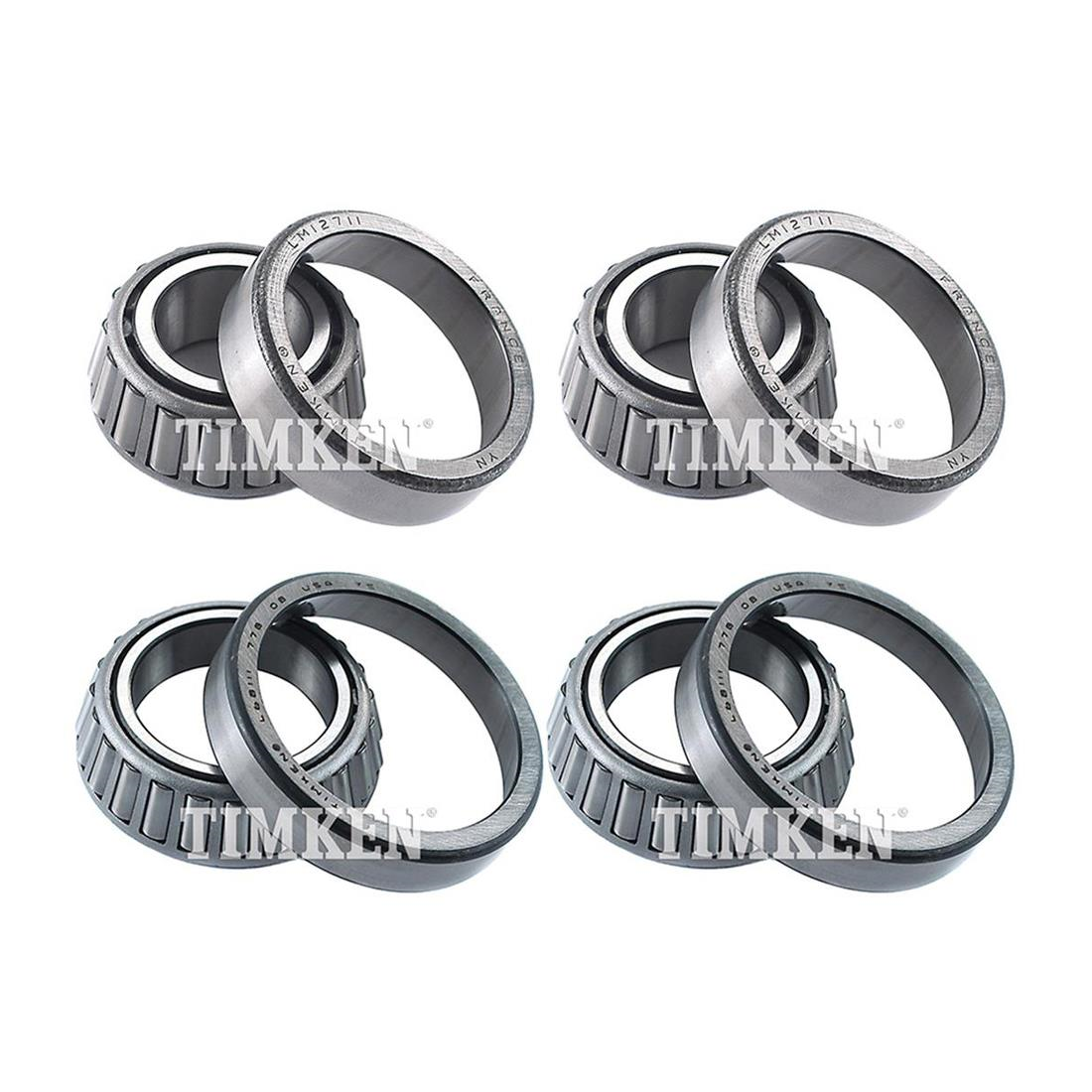 Timken Front Inner Outer Wheel Bearing and Race Set For 1978